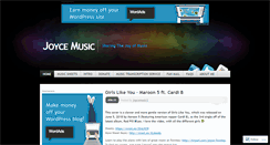 Desktop Screenshot of joycemusic1.com
